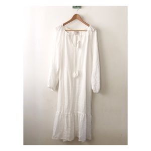 Anthropologie Saturday Sunday White Maxi Dress